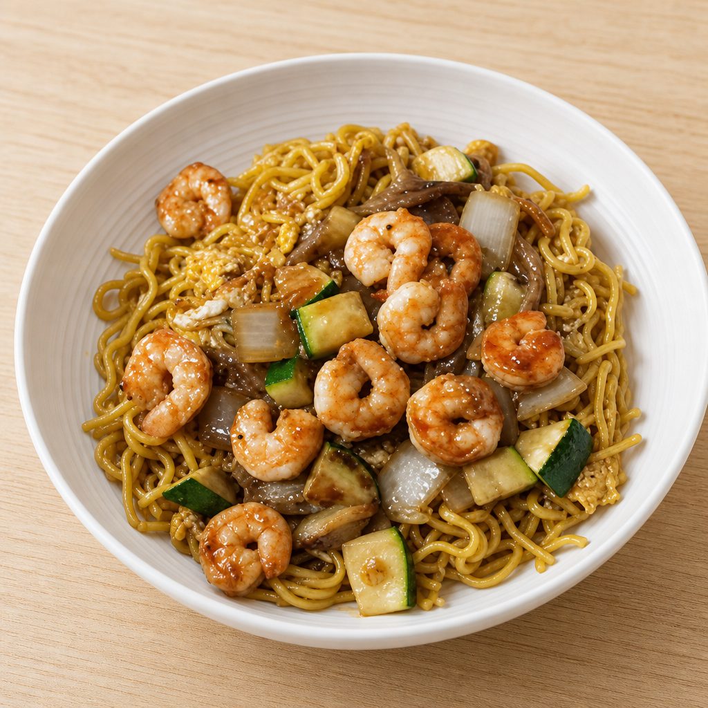 SHRIMP NOODLE.