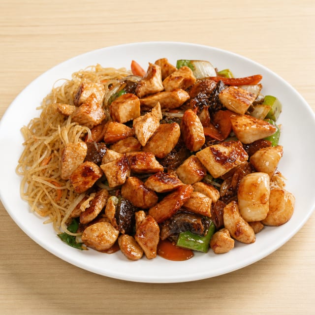 Hibachi Chicken & Scallop.