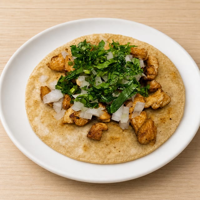 Taco Pollo (Chicken).