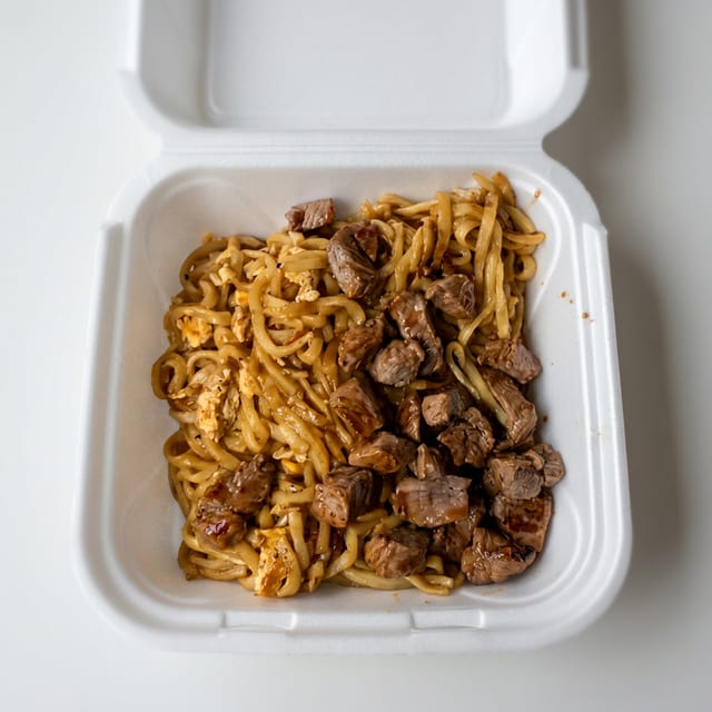 STEAK NOODLE.