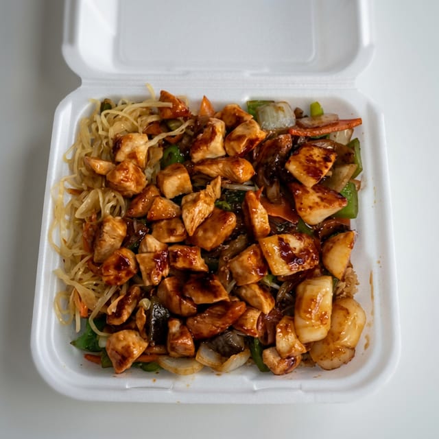 Hibachi Chicken & Scallop.