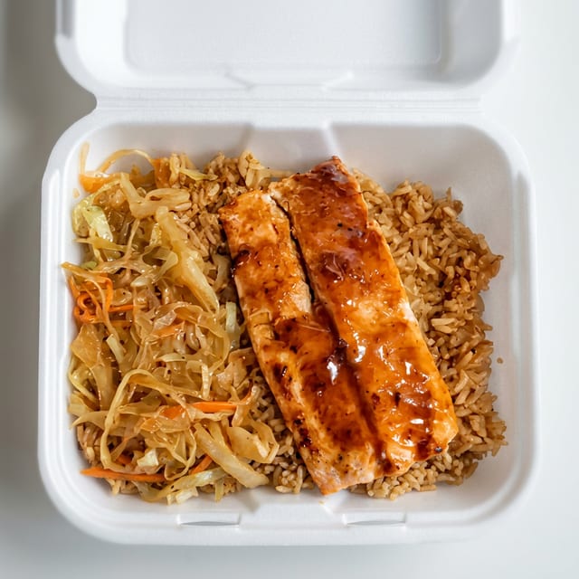 HIBACHI SALMON.